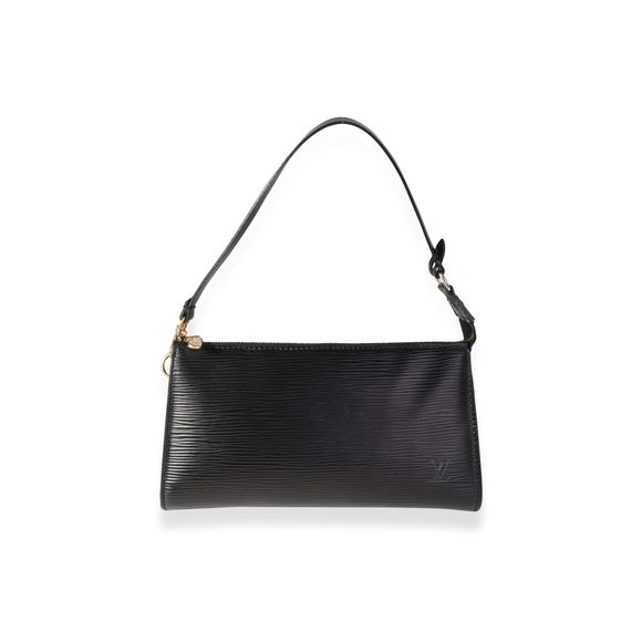 Louis Vuitton Black Epi Leather Pochette Accessoires 24 - Picture 1 of 7